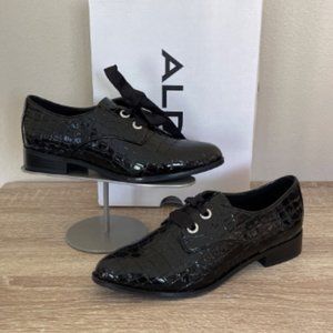 New ALDO Gemelli Oxfords Black Sz 6